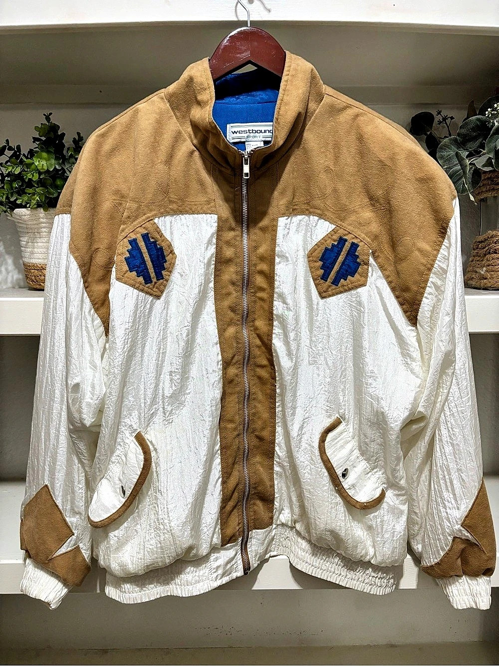 Westbound Sport Color Block Windbreaker XL